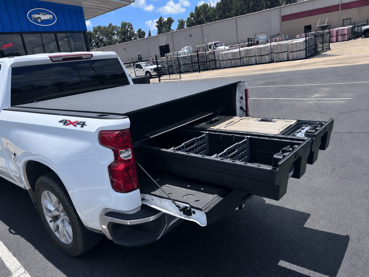 Decked storage solution for truck