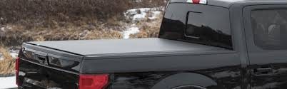 Access bed cover installed on work truck