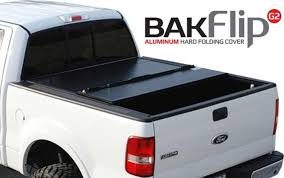 BAK Flip Aluminum hard folding cover installed on work truck