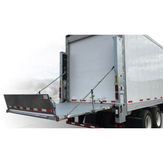 maxon lifts liftgate for dock height work vehicles