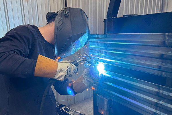 Custom welding and fabrication for work truck tailgate in Bryant Arkansas