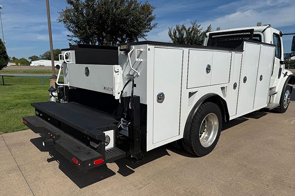 Service body truck installation by Central Arkansas Truck Outfitters in Bryant Arkansas
