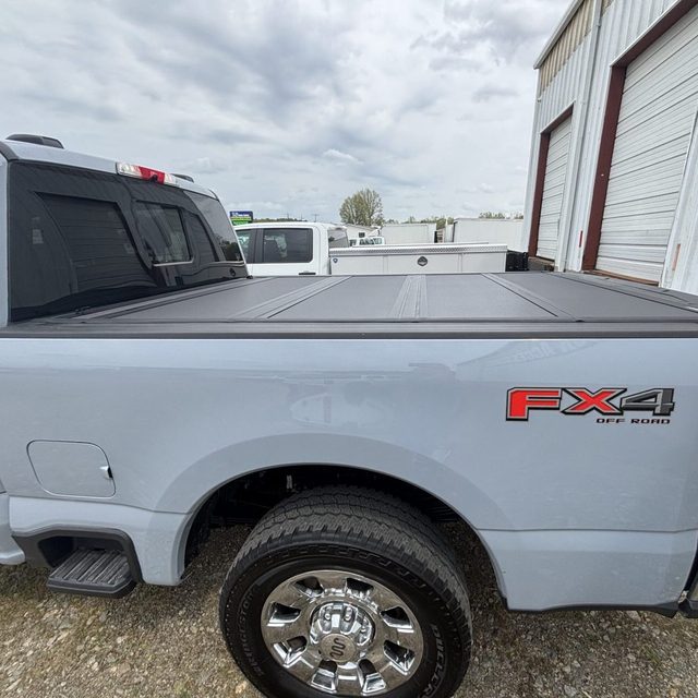 Retractable tonneau bed cover installed on a Ford Super Duty pickup in Bryant Arkansas