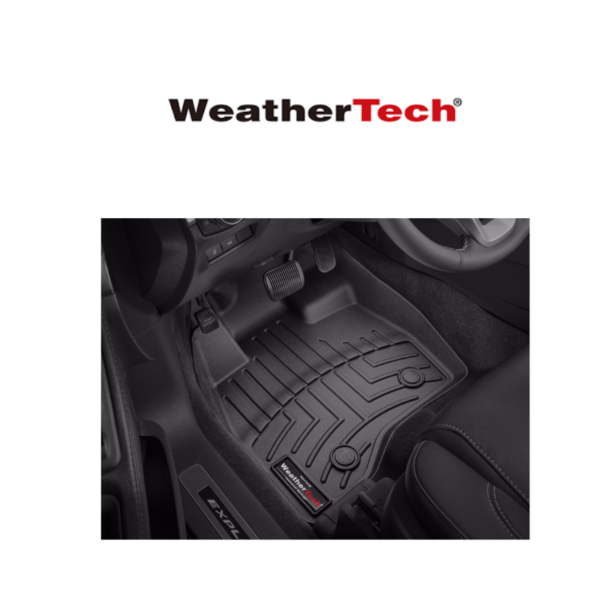 WeatherTech floor mats installed in work vehicle