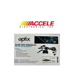 Accele Electronics Blind spot sensor kit with LED and Audio warning sound for work vehicles