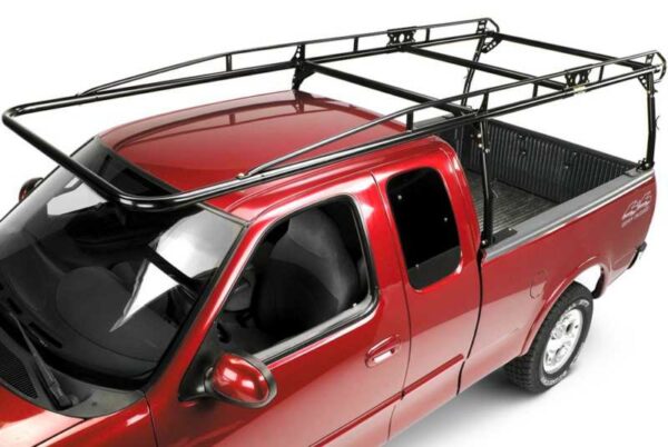 kargo master rack firmly installed over bed of work truck