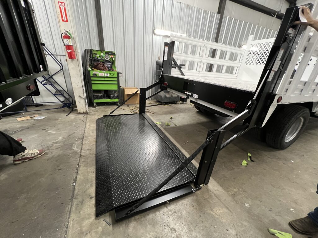 tommy gate liftgate extended to ground